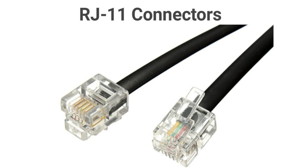 Rj-11 network connectors