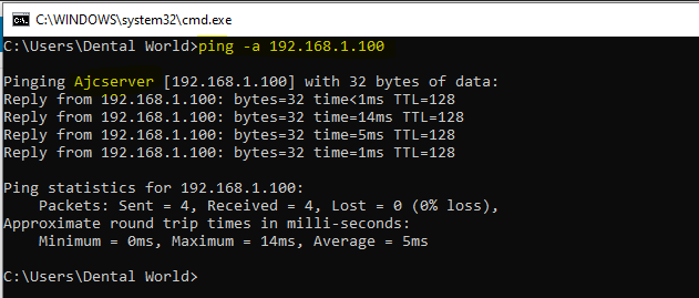 ping Troubleshoot 