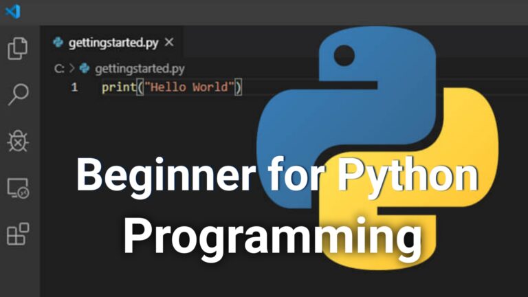 Beginner Python Programming with examples