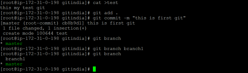 Git Merge branch